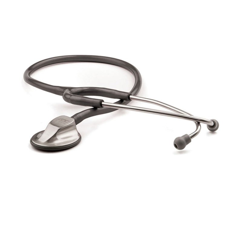 Adscope 615 Platinum Sculpted Clinician Stethoscope with Tunable AFD Technology, Metallic Gray